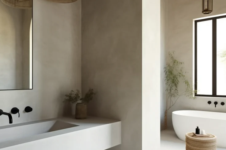 Badkamer uitvlakken